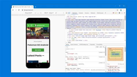how to open mobile version of site on pc