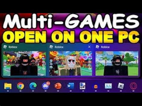 how to open more than one roblox