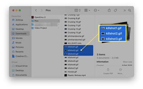 how to open multiple files on mac