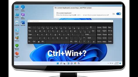 how to open on screen keyboard with mouse only