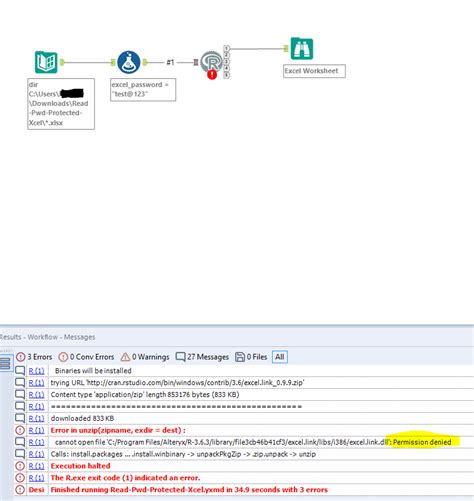 how to open password protected excel file in alteryx
