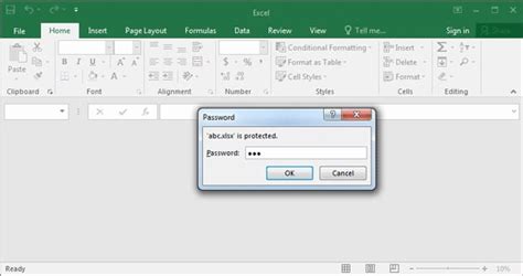how to open password protected excel file without password