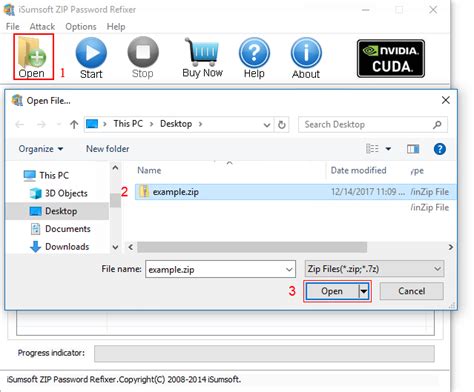 how to open password protected zip file without password in pc