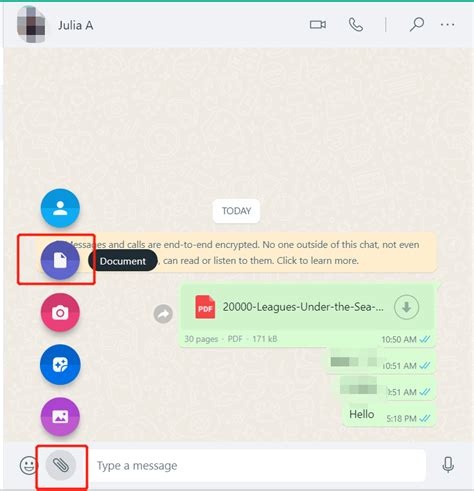how to open pdf file in whatsapp android