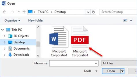 how to open pdf file in word 2007