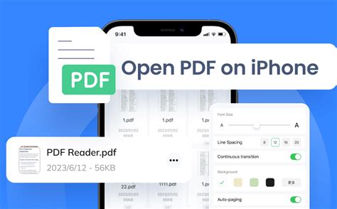 how to open pdf on iphone