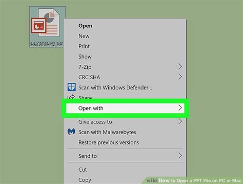 how to open powerpoint file on mac