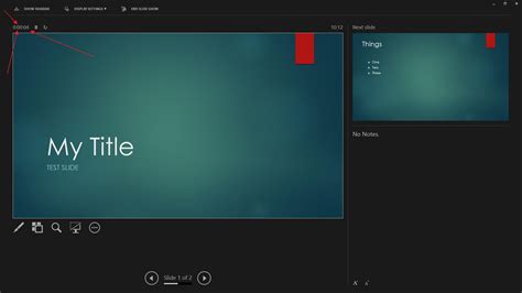 how to open presentation mode in ppt
