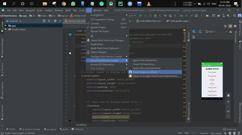 how to open project from github in android studio