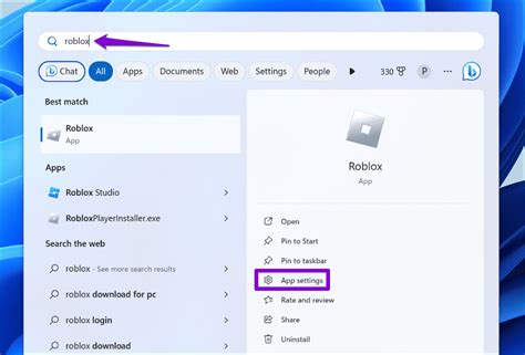 how to open roblox app settings