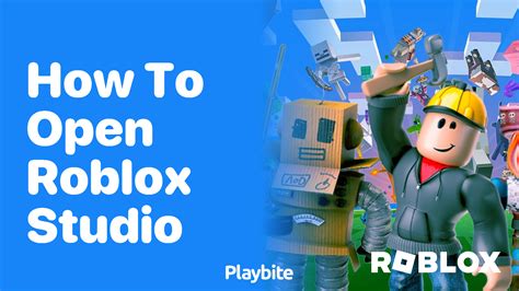 how to open roblox studio