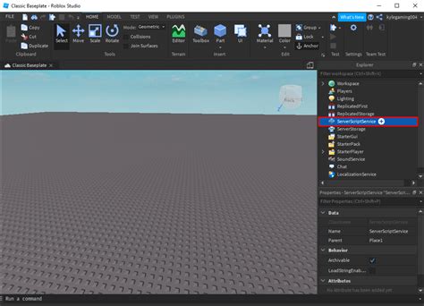 how to open script in roblox studio
