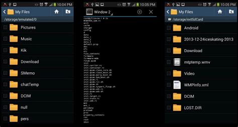 how to open system files in android