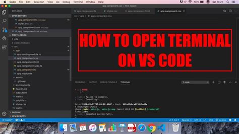 how to open terminal as administrator in visual studio code