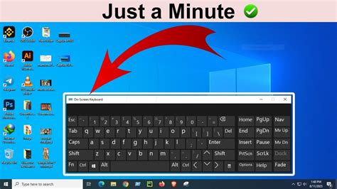 how to open virtual keyboard with mouse