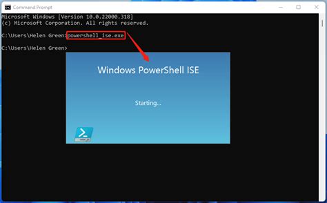how to open windows powershell ise