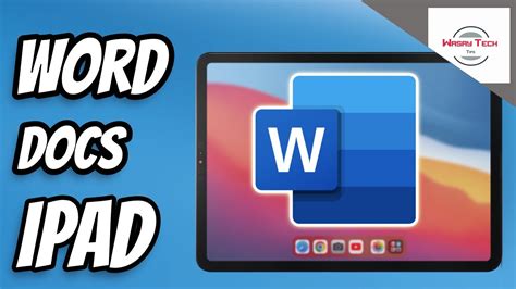 how to open word docs on ipad