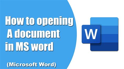 how to open word document in mobile