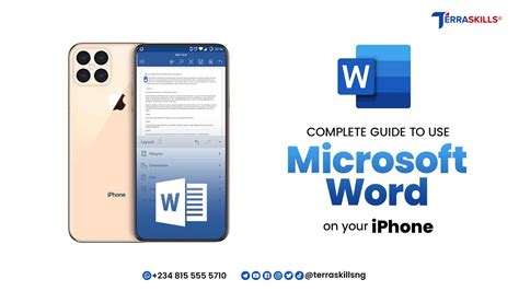 how to open word document on iphone
