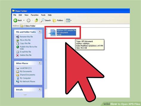 how to open xps file format