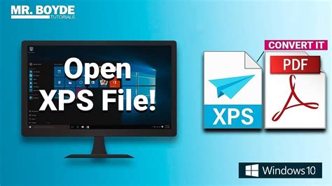 how to open xps file in pdf