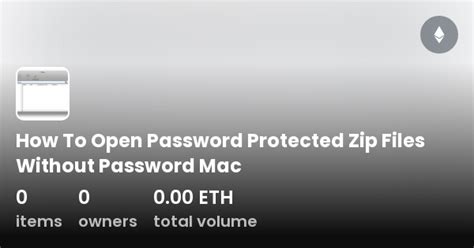 how to open zip file without password mac