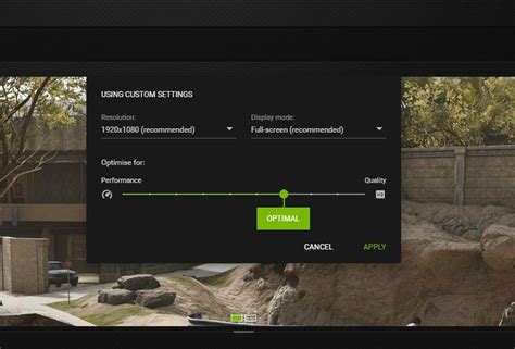 how to optimize a game in geforce experience