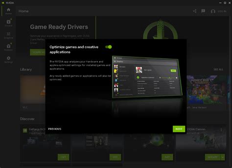 how to optimize a game in nvidia app