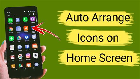 how to organize apps on android automatically