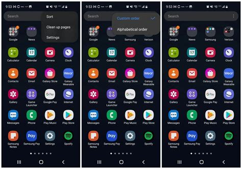 how to organize apps on android home screen