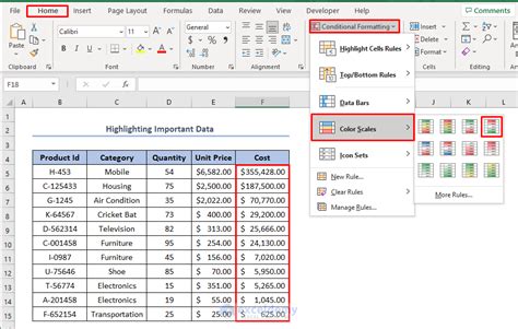 how to organize data in excel by column