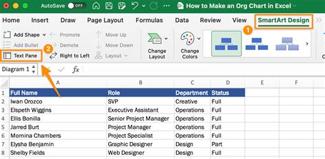 how to organize text in excel