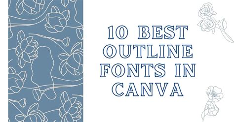 how to outline fonts in canva