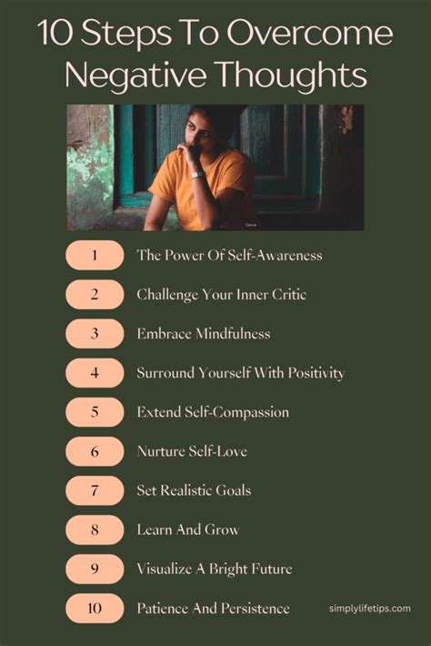 how to overcome negative thoughts and fear