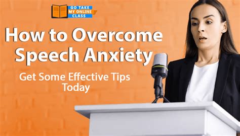 how to overcome public speech anxiety