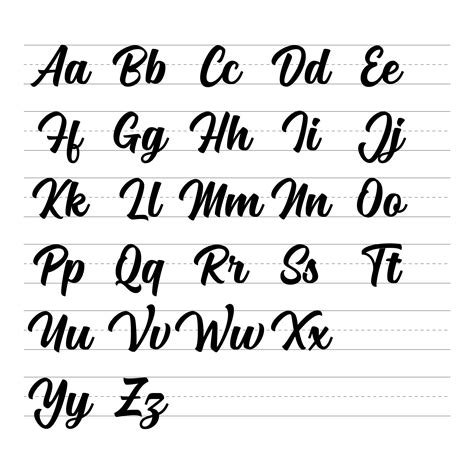 how to paint cursive letters
