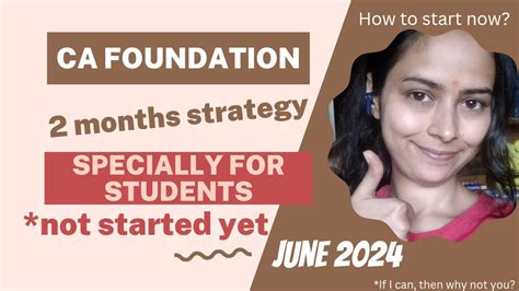 how to pass ca foundation in 2 months