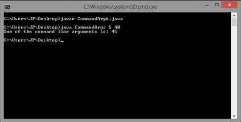 how to pass command line arguments in cmd