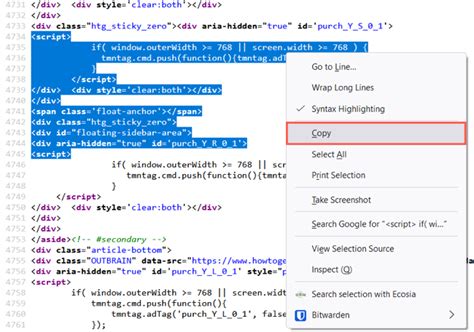 how to paste code in words