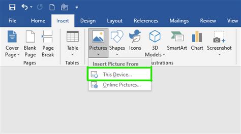how to paste picture in microsoft word