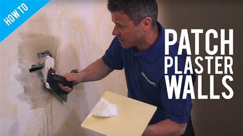 how to patch a plaster wall