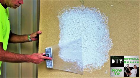 how to patch knockdown texture
