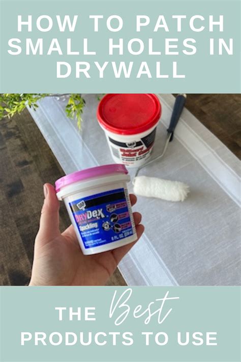 how to patch small holes in textured drywall
