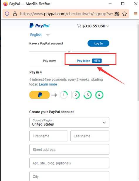 how to pay in installments with paypal