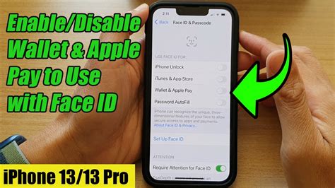 how to pay with apple wallet with face id