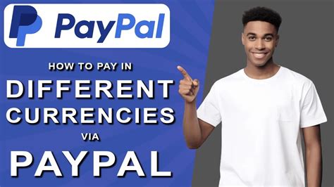 how to pay with paypal different currency