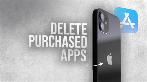 how to permanently delete purchased apps on iphone
