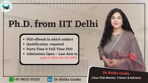 how to phd from iit