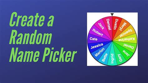 how to pick a random name