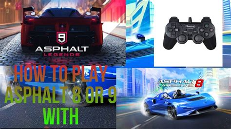 how to play asphalt 8 with controller on pc